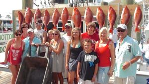 Red Snapper fishing on Lady D Charters, Orange Beach AL