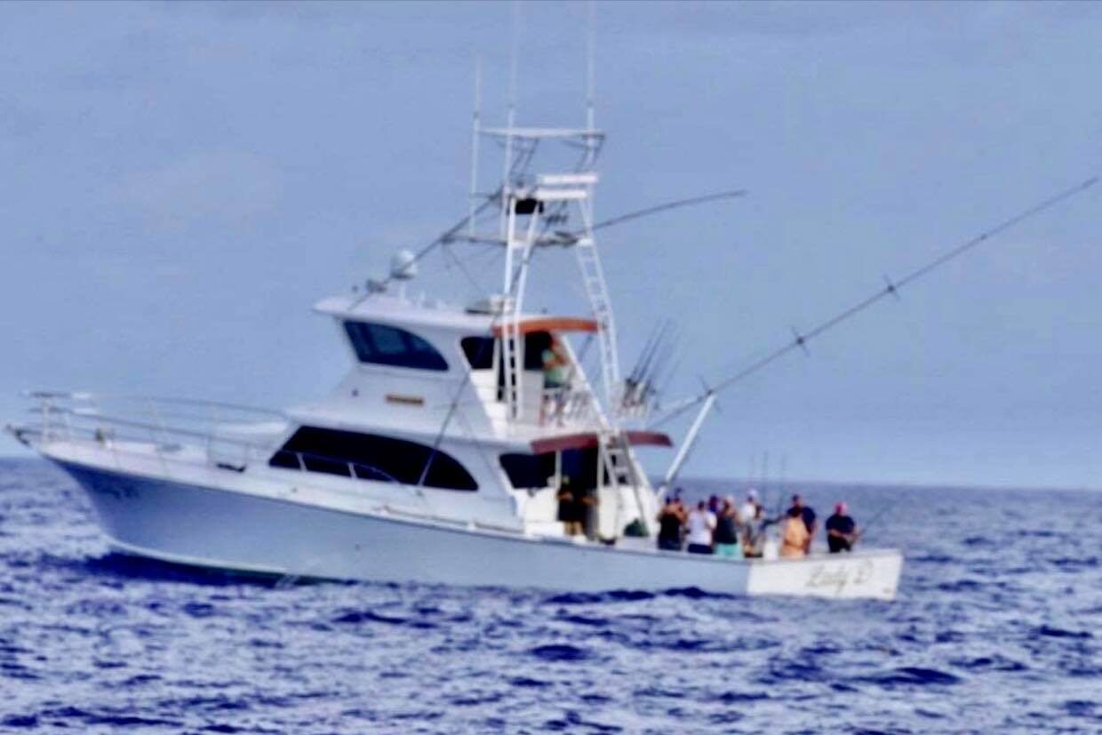 lady d out on the waves